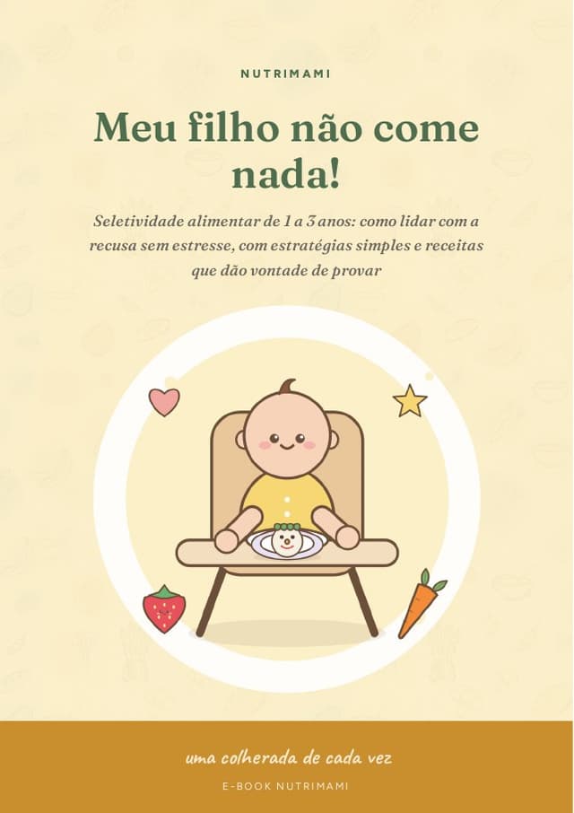 Capa do e-book Meu filho não come nada
